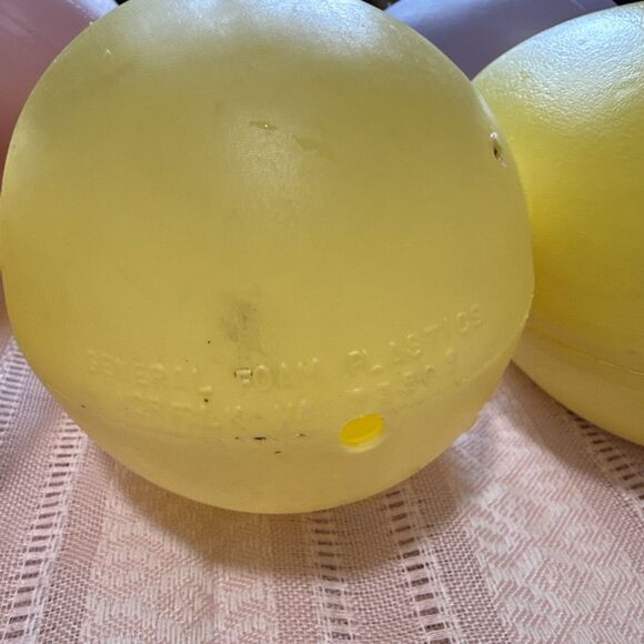 Easter Egg Blow Mold 8” Lot Of 10 Eggs Vintage General Foam Plastics & Unbranded - Picture 5 of 16